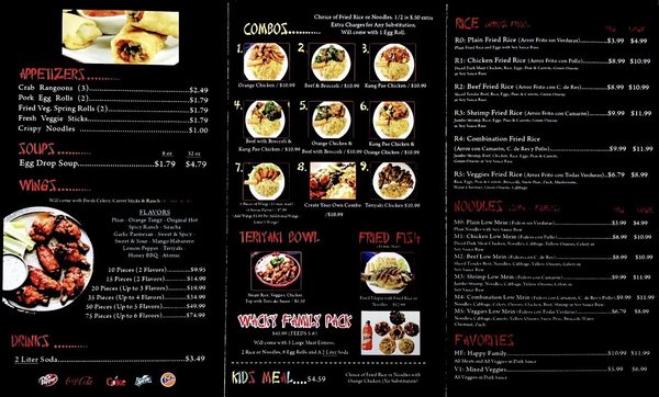 Menu photo 1 Chopstick Express Arlington, TX