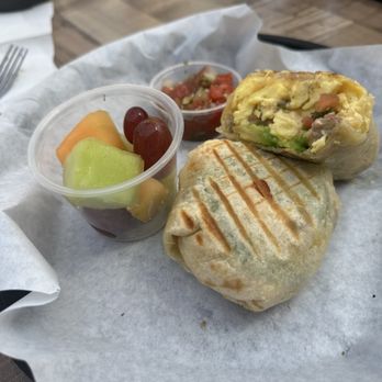 Lily's Coffee House - Breakfast burrito with sausage - Cafes Near Me - Cambria, California Lily's Coffee House - Breakfast burrito with sausage - Cafes Near Me - Cambria, California