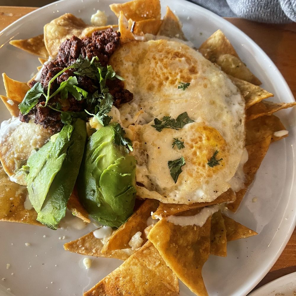 Lovely Day Cafe - Chilaquiles special (limited time). I was BLOWN away by how much flavor this had. - Breakfast & Brunch Near Me - Bedford, Texas