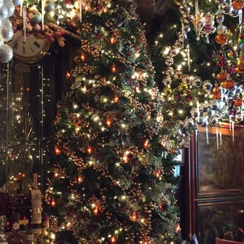 Rolfs - Christmas tree on the bar. - German Near Me - New York, New York
