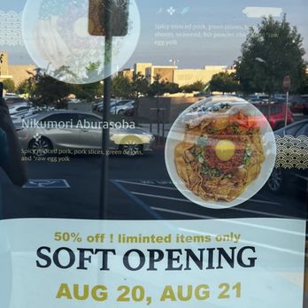 Kajiken - Soft Opening and Grand Opening promotional poster. - Ramen Near Me - Elk Grove, California