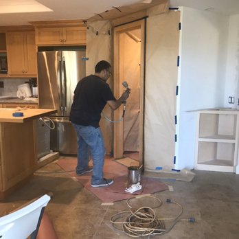 Choose Handyman Services - Painting a kitchen pantry along with some other areas in the kitchen and living room - Painters Near Me Choose Handyman Services - Painting a kitchen pantry along with some other areas in the kitchen and living room - Painters Near Me