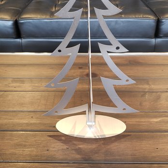 Denver Waterjet - Metal Christmas Tree - Metal Fabricators Near Me - Denver, North Carolina