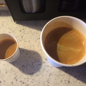 Snowbird Coffee - Cafe Bom Bom (left) and 12 oz Americano (right). Both were sour :/ - Coffee & Tea Near Me - San Francisco, California Snowbird Coffee - Cafe Bom Bom (left) and 12 oz Americano (right). Both were sour :/ - Coffee & Tea Near Me - San Francisco, California