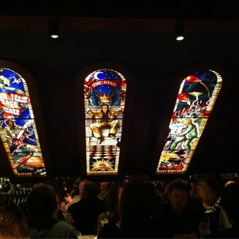Meddlesome Moth - Stained Glass from the 1st Dallas Hard Rock - Bars Near Me - Dallas, Texas