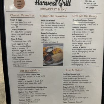 The Harvest Grill - Front of menu only. Lots to select from! - New American Near Me - West Branch, Michigan The Harvest Grill - Front of menu only. Lots to select from! - New American Near Me - West Branch, Michigan