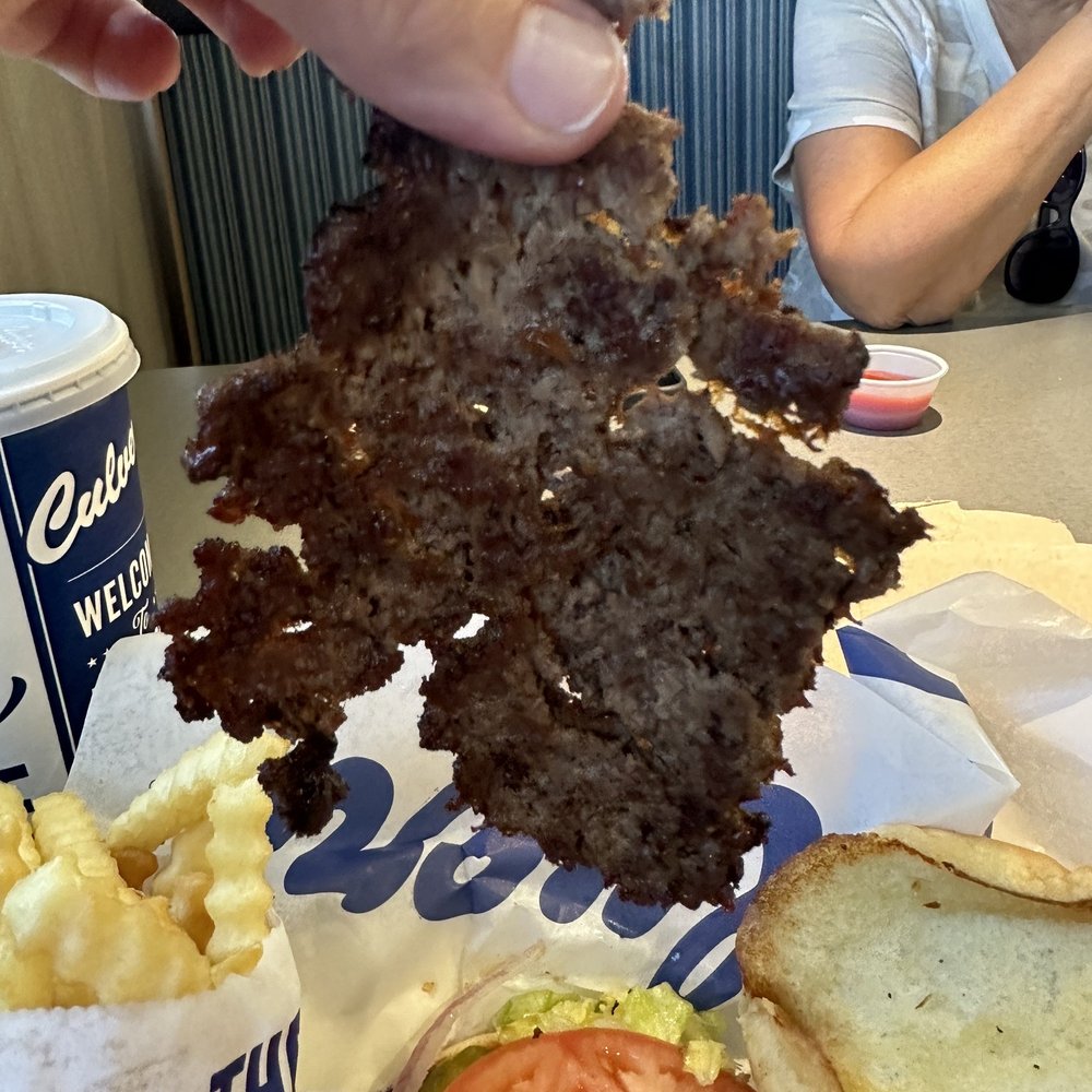 Culver's - This is a single burger. SMH - Burgers Near Me - West Melbourne, Florida Culver's - This is a single burger. SMH - Burgers Near Me - West Melbourne, Florida