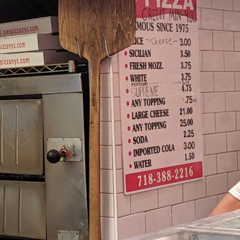 Joe's Pizza - Menu - Pizza Near Me - Brooklyn, New York