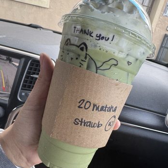 Aloha Golf and Coffee Lounge - Iced matcha, regular milk + strawberry! - Coffee & Tea Near Me - Layton, Utah Aloha Golf and Coffee Lounge - Iced matcha, regular milk + strawberry! - Coffee & Tea Near Me - Layton, Utah