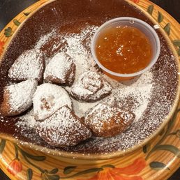 This appetizer came out the same time as the meal the 3 stars is for the marmalade ONLY. This appetizer came out the same time as the meal the 3 stars is for the marmalade ONLY.