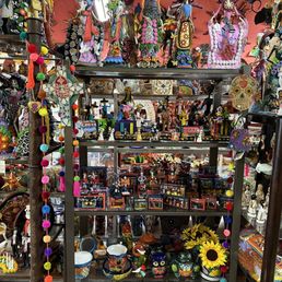 Day of the dead gift items.