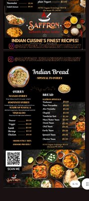 Menu photo 4 Saffron Indian Restaurant Clermont, FL Menu photo 4 Saffron Indian Restaurant Clermont, FL