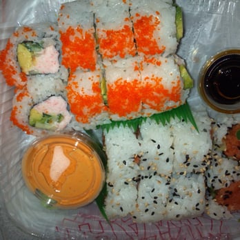 Yami Sushi & Teriyaki - Spicy Tuna Roll- Bottom -Cali Roll Top - Japanese Near Me - Gresham, Oregon Yami Sushi & Teriyaki - Spicy Tuna Roll- Bottom -Cali Roll Top - Japanese Near Me - Gresham, Oregon
