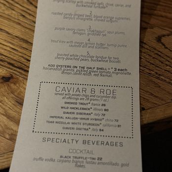 Kachka Fabrika - Valentines menu - Wine Bars Near Me - Portland, Oregon
