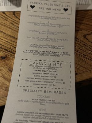 Menu photo 2 Kachka Fabrika Portland, OR