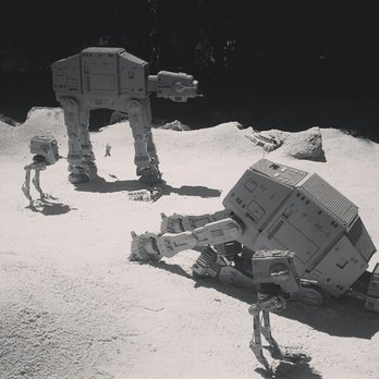 LEGOLAND - Lego At-Ats. - Amusement Parks Near Me - Winter Haven, Florida