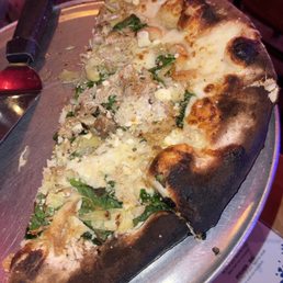 Ate the pizza too fast lol but it was the artichoke chicken pizza
