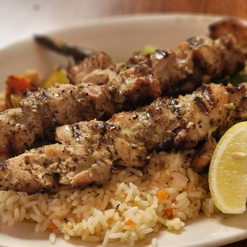 Athena Grill - Double Chicken Souvlaki plate - Greek Near Me - Santa Clara, California Athena Grill - Double Chicken Souvlaki plate - Greek Near Me - Santa Clara, California