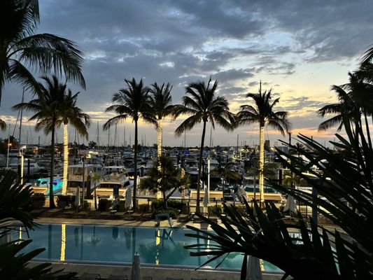 Photo of The Perry Hotel & Marina Key West - Key West, FL, US. From our room at sunrise!  Beautiful view