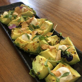 Komodo Miami - Grilled Avocado here we had eaten a couple as well before the picture - Asian Fusion Near Me - Miami, Florida Komodo Miami - Grilled Avocado here we had eaten a couple as well before the picture - Asian Fusion Near Me - Miami, Florida