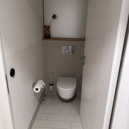 Separate toilet area