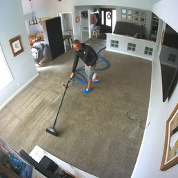 Brad making our carpet look like new! Brad making our carpet look like new!