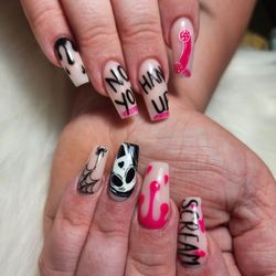 All Star Nails - Halloween nails design
