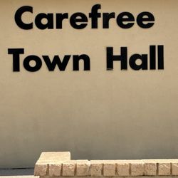 Carefree Town Hall - Sign
