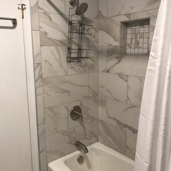 Kitchen and Floor Master - Hall bathroom remodel. Replaced tub and shower. - Carpeting Near Me - Burke, Virginia