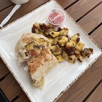 The Great Grill - Bacon Breakfast Burrito - Diners Near Me - Burbank, California The Great Grill - Bacon Breakfast Burrito - Diners Near Me - Burbank, California