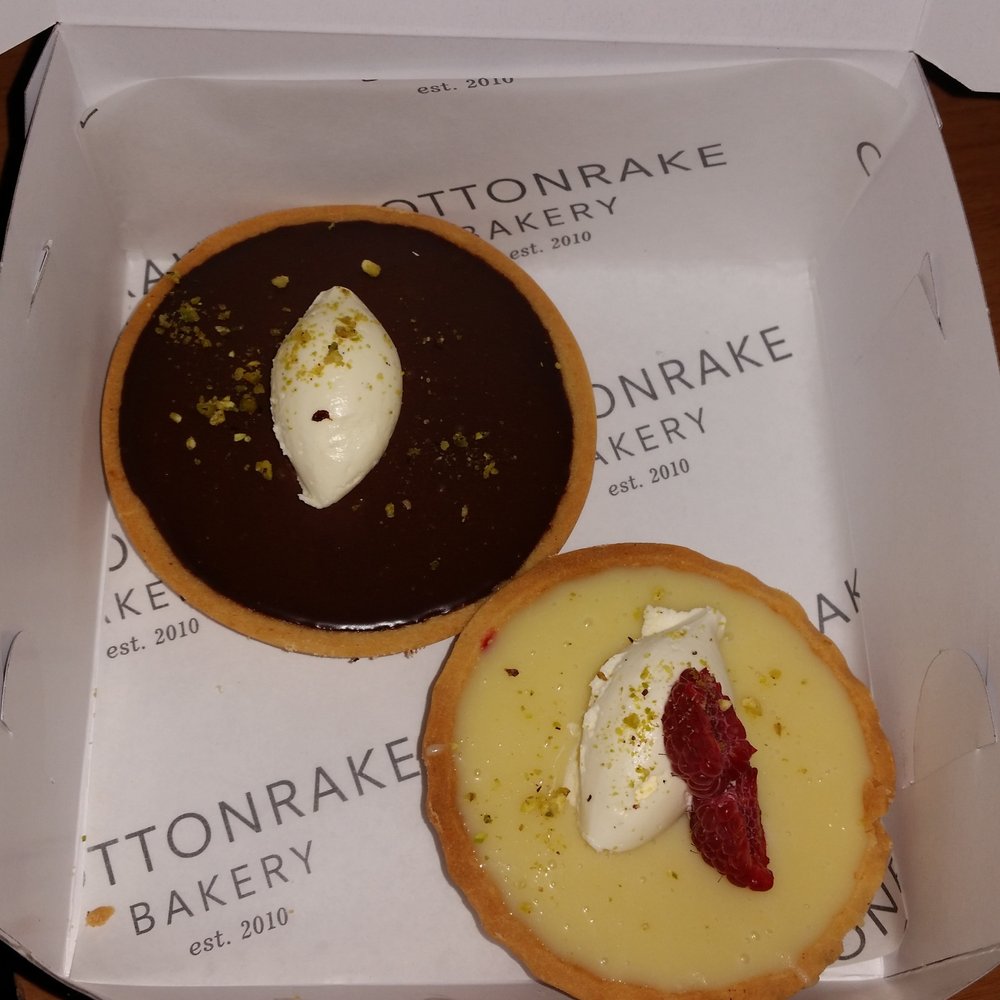 Cottonrake - Dark chocolate and white chocolate tart - Bakeries Near Me - Glasgow, GLG