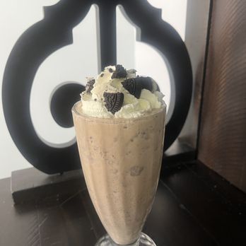 The Arcadian - Caffeinated Cookie Milkshake (Oreos and Espresso chip ice cream) - Ice Cream & Frozen Yogurt Near Me - Stuart, Virginia The Arcadian - Caffeinated Cookie Milkshake (Oreos and Espresso chip ice cream) - Ice Cream & Frozen Yogurt Near Me - Stuart, Virginia