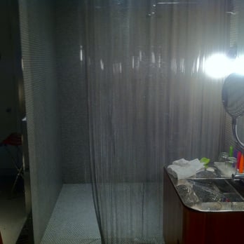 Because Chainmail Is The Most Logical Choice For A Shower Curtain