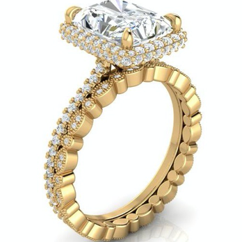Diamonds Direct - Elongated Radiant Cut CAD 2 of 2 (Custom look!!!) - Jewelry Near Me - Austin, Texas