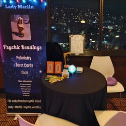 Lady Merlin Mystic - Adult Birthday Party Space Needle Seattle