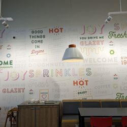 Krispy Kreme - Inside dining area