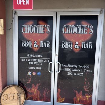 Choche’s BBQ & Bar - Barbeque Near Me - Eagle Pass, Texas