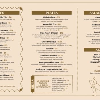 Vagabond - Dinner menu - Bars Near Me - Washington, DC, District of Columbia