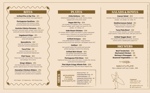 Menu photo 8 Vagabond Washington, DC, DC Menu photo 8 Vagabond Washington, DC, DC