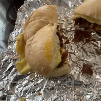 Bagels & Beyond - a keiser roll with bacon egg and no cheese scrambled egg and well done bacon - Delis Near Me - Brooksville, Florida Bagels & Beyond - a keiser roll with bacon egg and no cheese scrambled egg and well done bacon - Delis Near Me - Brooksville, Florida