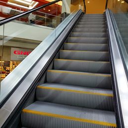 Welcome folks to Green Acres Mall and brand-new escalators