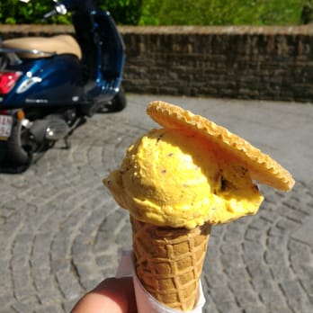 Laurent Tearoom - Banana ice cream. Very interesting but delicious taste. - Tea Rooms Near Me - Bruges, VWV Laurent Tearoom - Banana ice cream. Very interesting but delicious taste. - Tea Rooms Near Me - Bruges, VWV
