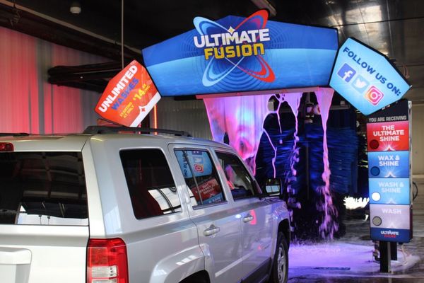 Detailed Ultimate Shine Car Wash Abstract in HD Detailed Ultimate Shine Car Wash Abstract in HD