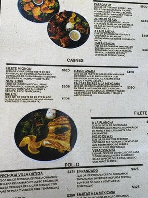 Menu photo 2 Villa Ortega's Puerto Nuevo, BCN Menu photo 2 Villa Ortega's Puerto Nuevo, BCN