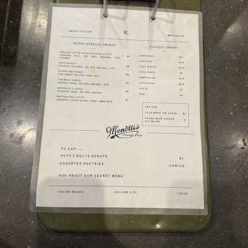 Menotti's Coffee Stop - Regular menu - Coffee & Tea Near Me - Los Angeles, California Menotti's Coffee Stop - Regular menu - Coffee & Tea Near Me - Los Angeles, California
