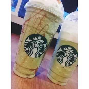 Starbucks - Vanilla Bean Frap with Green Tea and Caramel. - Coffee & Tea Near Me - Hercules, California Starbucks - Vanilla Bean Frap with Green Tea and Caramel. - Coffee & Tea Near Me - Hercules, California