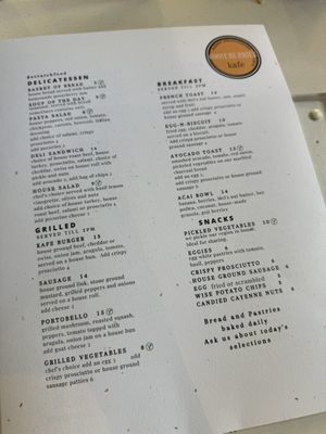 Menu photo 1 Gooseberries Kafe San Diego, CA Menu photo 1 Gooseberries Kafe San Diego, CA