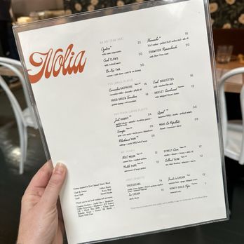 Nolia - Menu - Southern Near Me - Cincinnati, Ohio