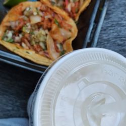 Los Portales Taco Shop - The horchata is a must  love the taste.