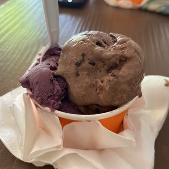Sorbetiere - Non dairy blueberry and chocolate cookies and cream - Ice Cream & Frozen Yogurt Near Me - Christiansted, Virgin Islands